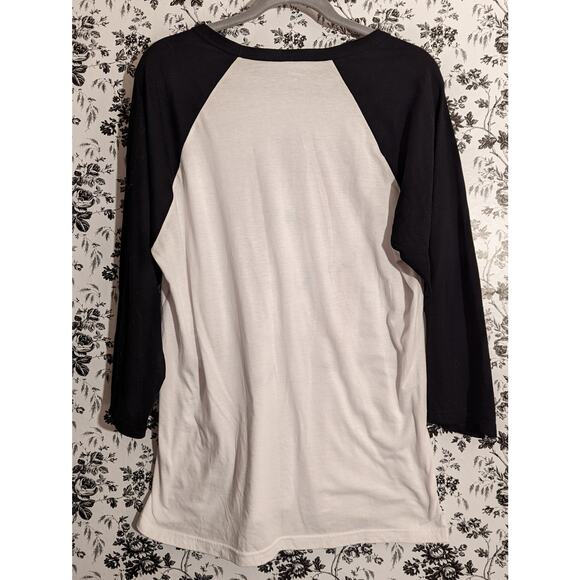 LookHUMAN The Moon Has Phases Bisexuality Does Not Long Sleeve Baseball Tee L - Picture 5 of 8